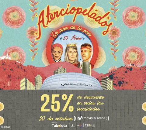 Cartel de Aterciopelados | la pipa de la paz