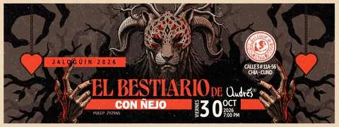 Cartel de Jaloguin 2026 El Bestiario de Andres | ACR