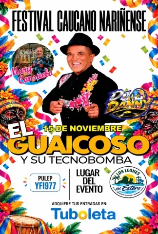 Cartel de Festival caucano nariñense