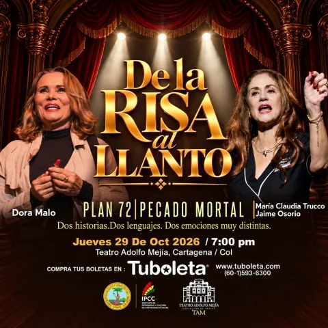 Cartel de De la risa al llanto