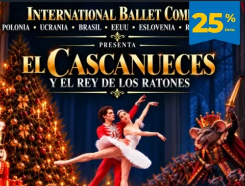 Cartel de International ballet company "el cascanueces"