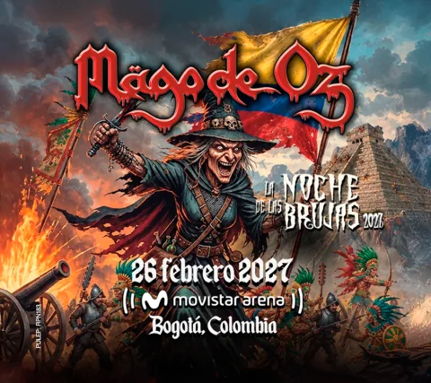 Cartel de Mägo de oz | la noche de las brujas