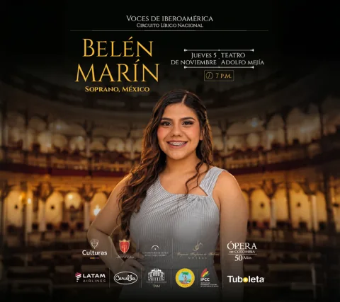 Cartel de Voces de iberoamérica presenta a belén
