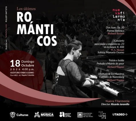 Cartel de Concierto "Los últimos románticos III" - Nueva Filarmonía