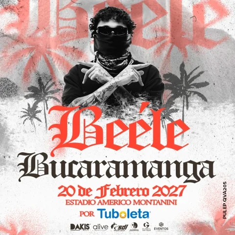Cartel de Beéle | borondo tour 2027 - Bucaramanga