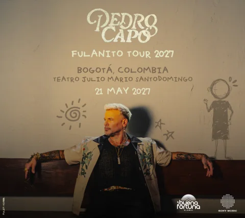 Cartel de Pedro capó | fulanito tour 2027