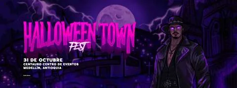 Cartel de Halloween Town