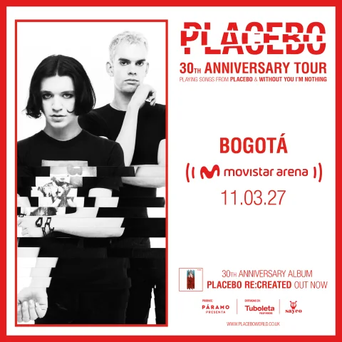 Cartel de Placebo | 30th anniversary tour