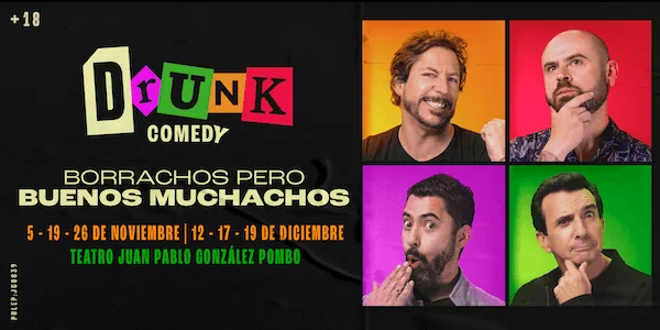 Cartel de Drunk Comedy