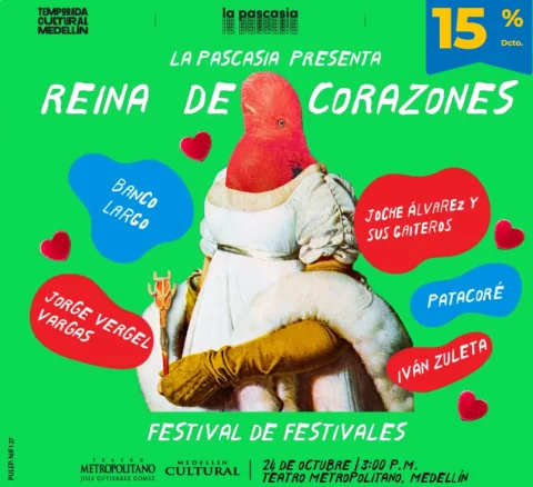 Cartel de Festival reina de corazones