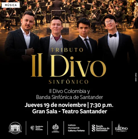 Cartel de Tributo Il Divo Sinfónico