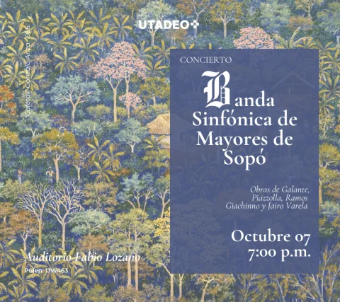 Cartel de Concierto Banda Sinfónica de Mayores de Sopó