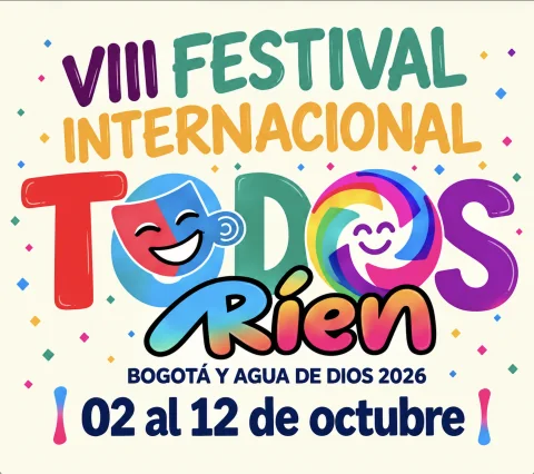 Cartel de Viii festival internacional todos ríen