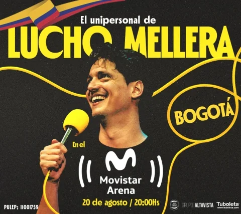 Cartel de El unipersonal de luciano mellera