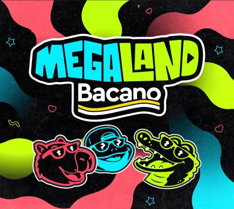 Cartel de Megaland bacano 2026