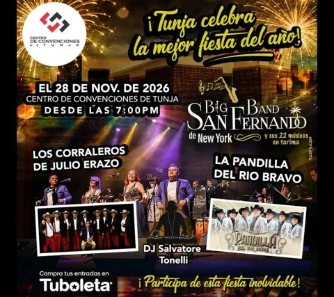 Cartel de Tunja celebra la mejor fiesta del año 2026