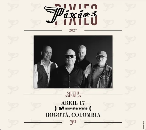 Cartel de Pixies | south america 2027
