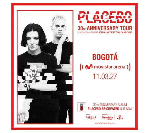 Cartel de Placebo | 30th anniversary tour