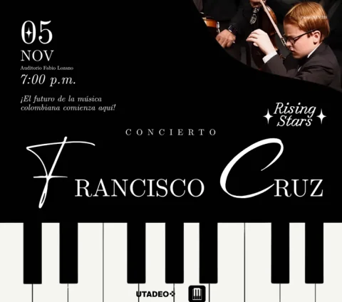 Cartel de Concierto Francisco Cruz - Rising Stars