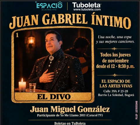 Cartel de Juan gabriel - intimo