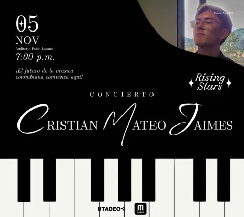 Cartel de Concierto Cristian Mateo Jaimes - Rising Stars