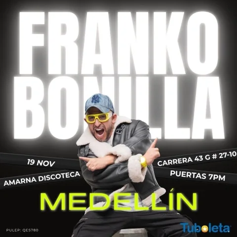 Cartel de Contacto zero franko bonilla (Medellín)