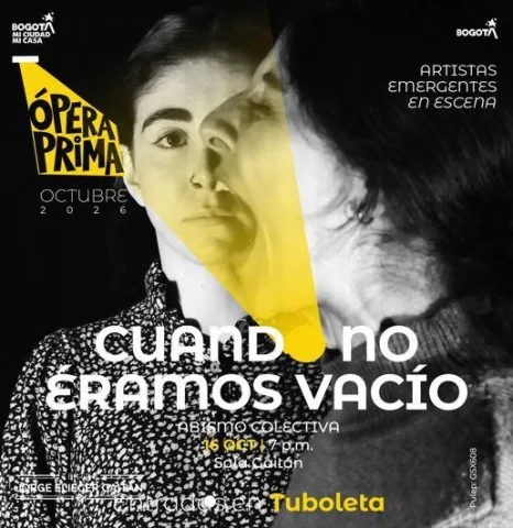 Cartel de "Cuando no éramos vacío"