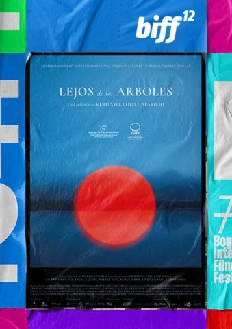 Cartel de Lejos de los árboles