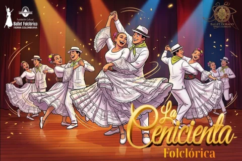 Cartel de La cenicienta folclórica