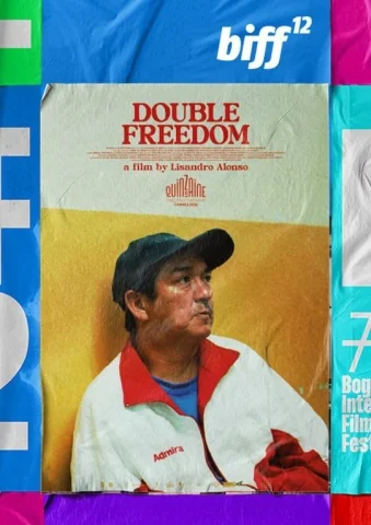 Cartel de La libertad doble