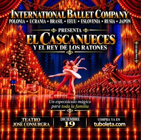 Cartel de International ballet company "el cascanueces"