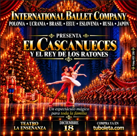 Cartel de International ballet company "el cascanueces"