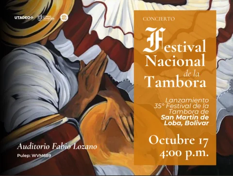 Cartel de Concierto Festival Nacional de la Tambora